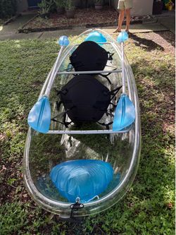 Clear Tandem Kayak