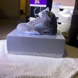 Jordan 5 Retro Wolf Grey Size 9 