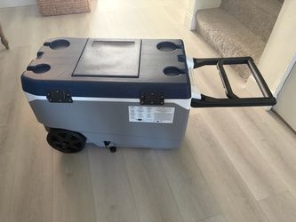 Large Rolling Cooler with Wheels and Handle