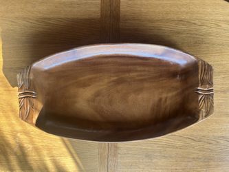 Vintage Blais Honolulu Monkey Pod Tray