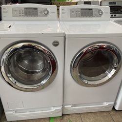 LG Front Loader Set Washer And Dryer  F8G