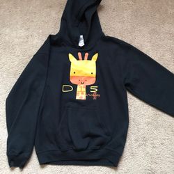 Girls Warm Black Sweatshirt