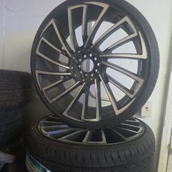 No Center Caps New Tires 22s