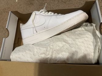 AIR FORCE 1'07 WHITE/WHITE BLANC/BLANC 8.5