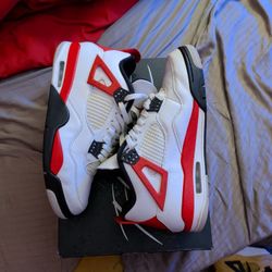 Jordan Four Red Cement Size 11.5 Used Make Offers