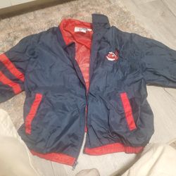 Pro Player Cleveland Indians Jacket Size Medium