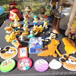 DISNEY COLLECITBLES! FIGURINES, BUTTONS, MAGNETS & MORE! $5 EACH!