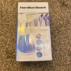 Hamilton Beach Handheld Garment Steamer for Clothes, Bedding, Curtains, Traveling, 1000 W Steam Pump