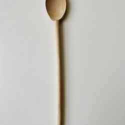 High Quality Wood Spoon. Protects your expensive cookware from scratching. Healthy food friendly. New. Never used. 14” long.
