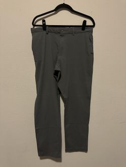 Uniqlo Mens Gray Dress Pants Size L Waist 33-34