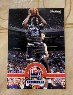 Shaquille O'Neal 1994 SkyBox USA Basketball "Best Game"  #69