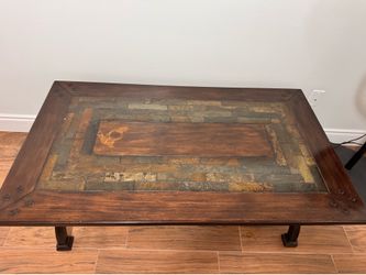 living room, coffee table with side rectangle table
