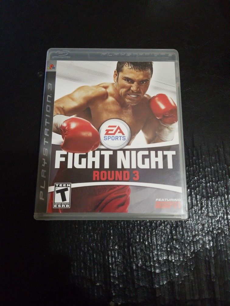 PS3 video game FIGHT NIGHT ROUND 3