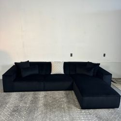 Rove Concepts Black Porter Sectional