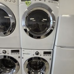 Front Load Washer And Electric Dryer Set Used In Good Condition With 90days Warranty From $699 Up To $775