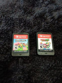 Nintendo switch minecraft and mario brothership