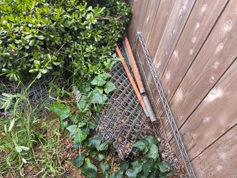 FREE corrugated fence and posts
