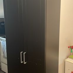 Black kitchen pantry Closet 