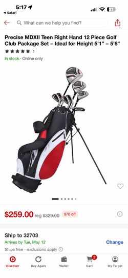 Brand new golf set