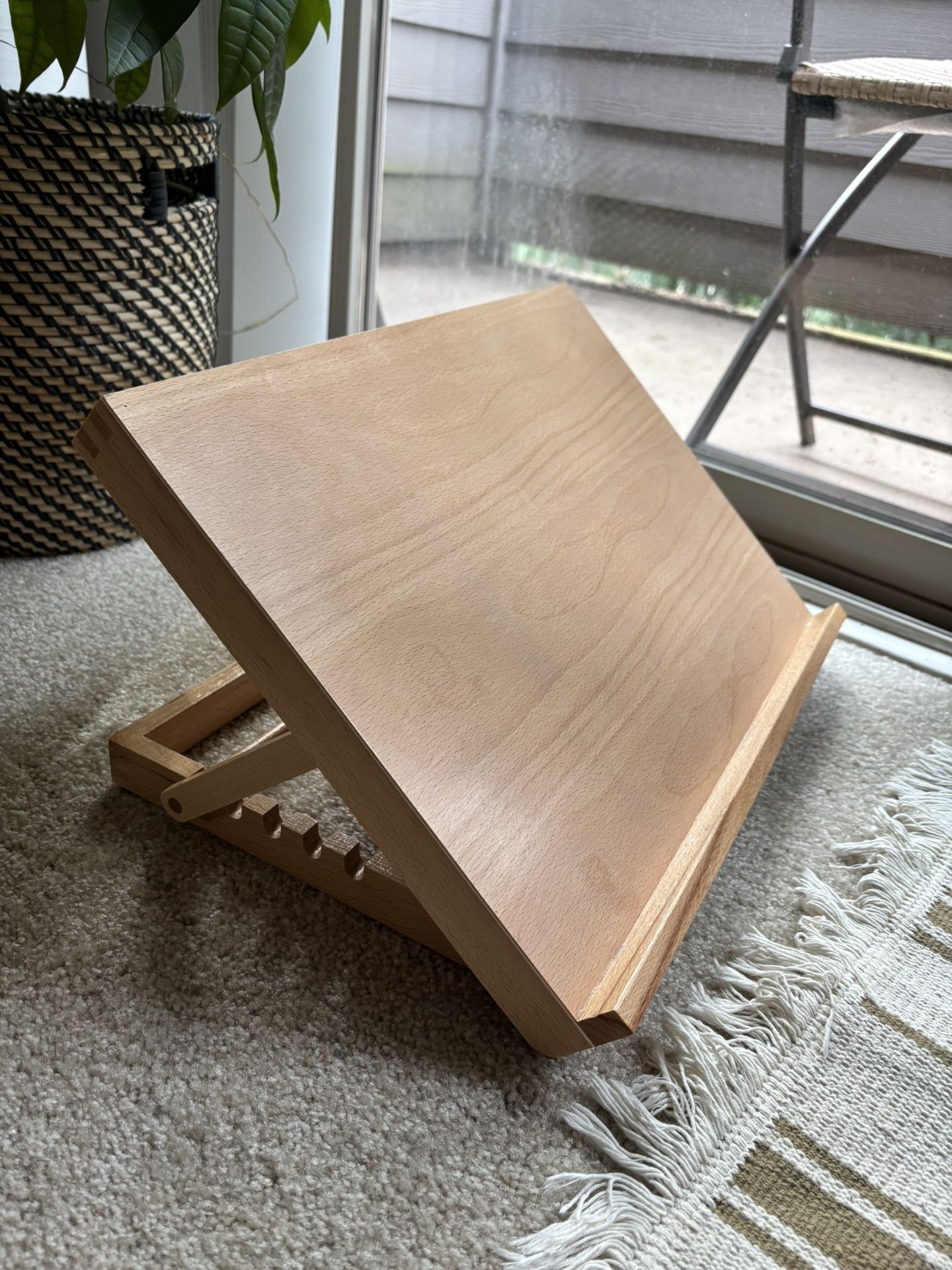 Solid Beech Wood Table Top Painting Easle
