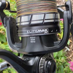 Abu Garcia Elite Max Reel/New Braid/Abu Garcia Major League Fishing Rod