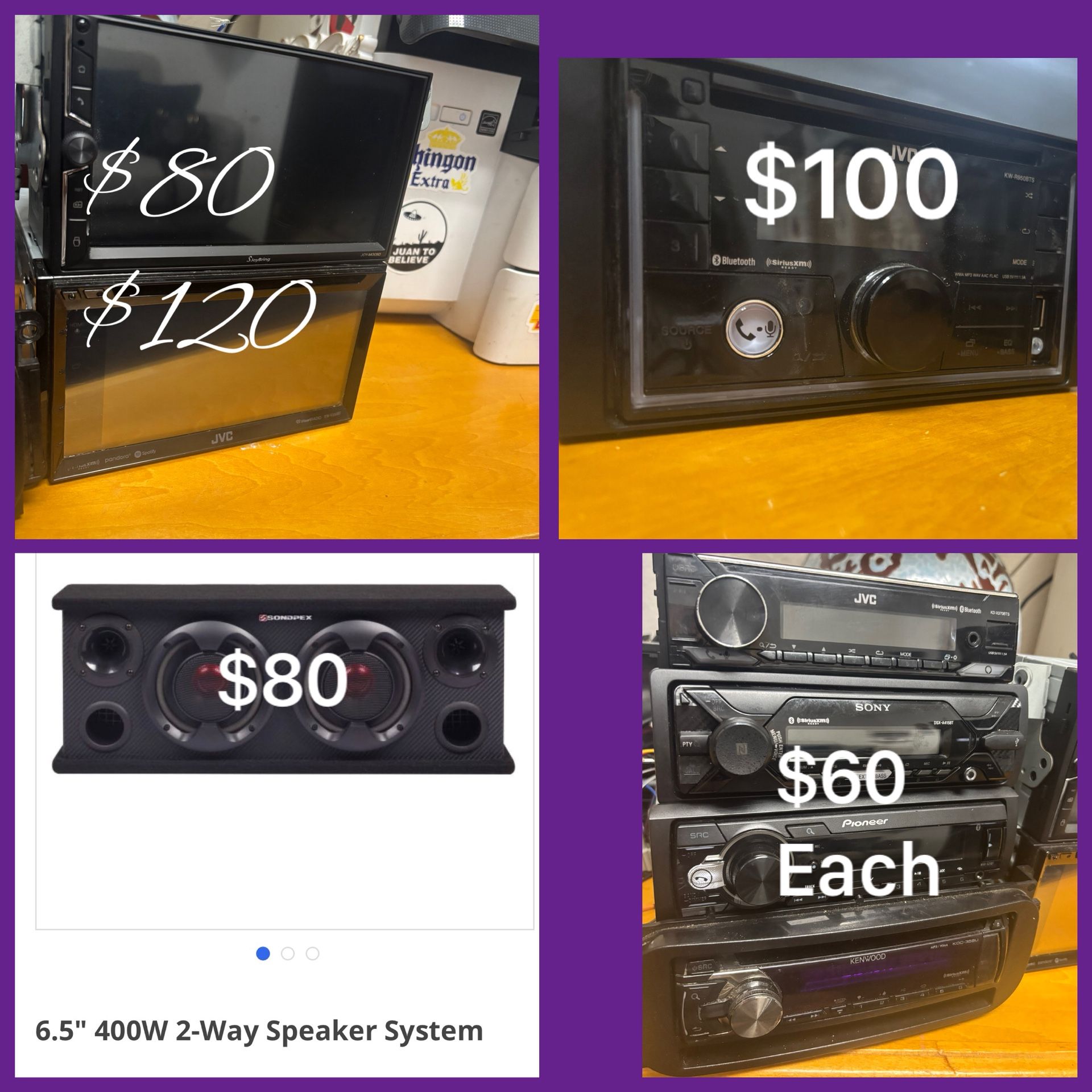 Car Stereos And Sub Box