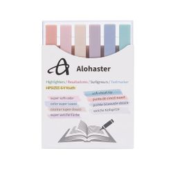 HPSIZEE Aesthetic Cute Highlighters Mild Assorted Colors With Soft Chisel Tip, No Bleed Dry Fast Eas