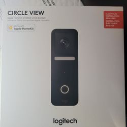 LOGITECH CIRCLE VIEW.  SMART  CAMERA DOOR BELL. NEW IN THE PACKAGE.  LO