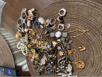 Bag of mixed jewelry with sterling