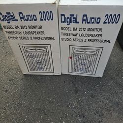 Digital Audio 2000 - Model DA 2012 Monitor 3-Way  Strong Loud Speakers 