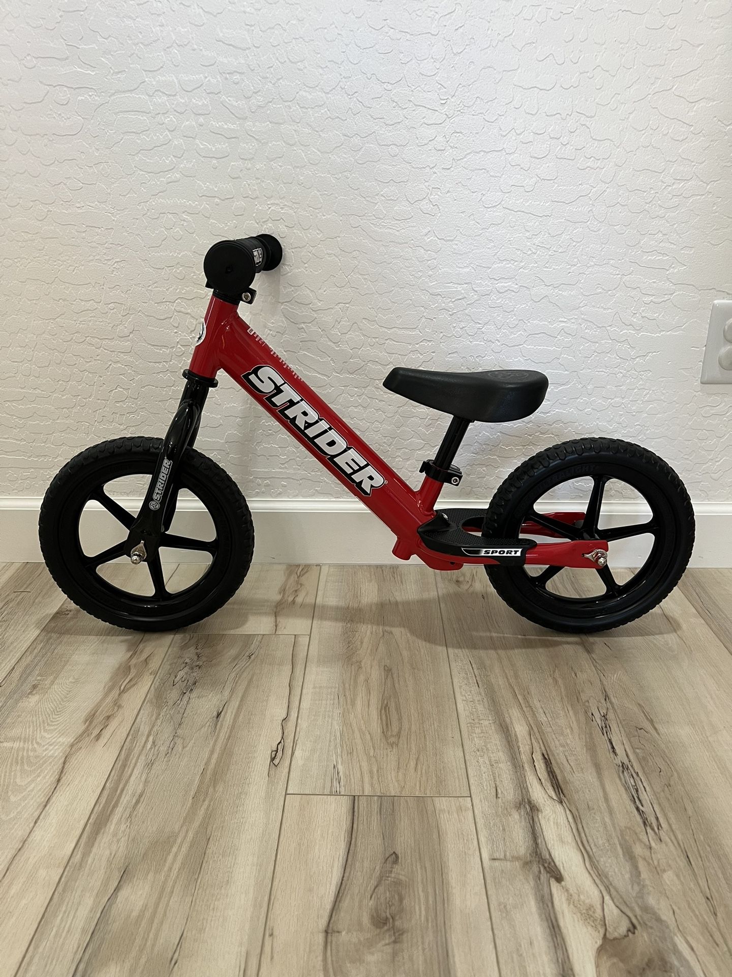 Kid’s Red 12” Strider Sport Balance Bike
