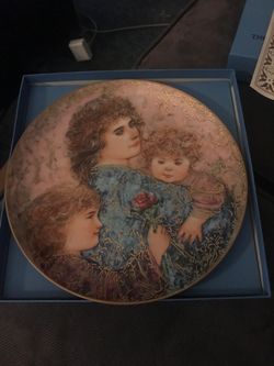 Mothers Day Plate by Hibel