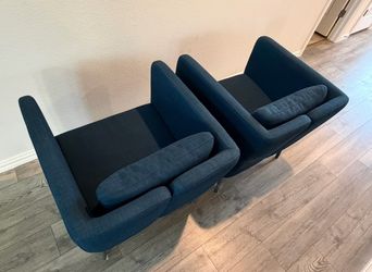 2 Blue Accent Chair