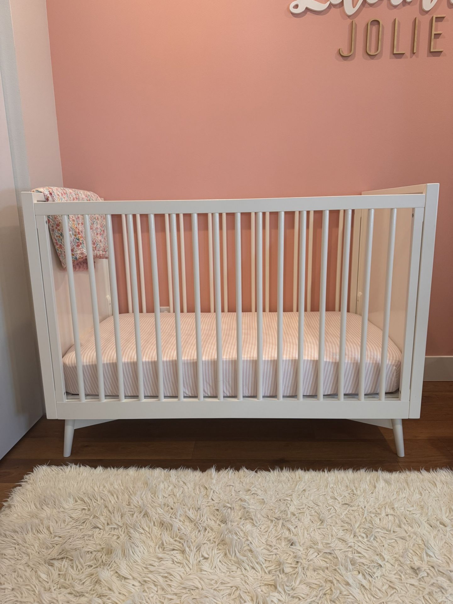 West Elm Crib And Mattress For Sale