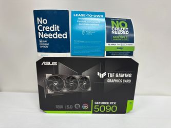 🦊 100 DAYS NO FEE🦊 NO DOWN PAYMENT FINANCE 🦊 ASUS TUF GAMING NVIDIA GEFORCE RTX 5090 (32GB) GDDR7 GRAPHICS CARD. - NEW