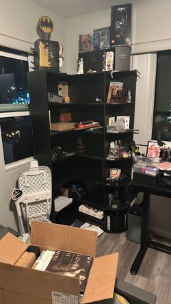 Corner Bookshelf