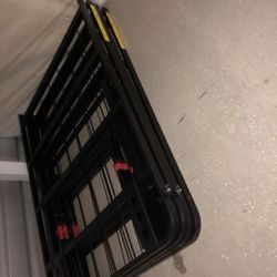 12” Foam Queen Mattress, Queen Bed Frame Collapsible