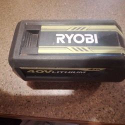 RYOBI 40V Lithium-Ion 6.0 Ah Batery 