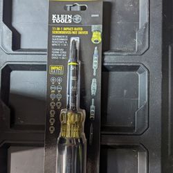 Klein 11 In 1 Multi Bit Screwdriver/ Nut Driver Impact Rated