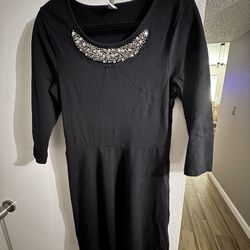 Black Dress, Size Medium, 3/4 sleeves  (Queen Creek)