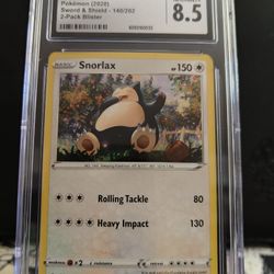 CGC NM/MINT+ 8.5 Snorlax (140/202)