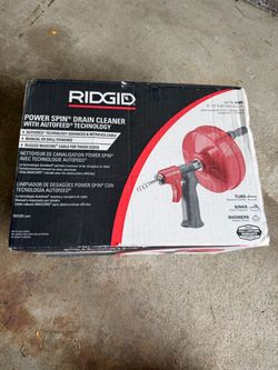 RIDGID Power Spin Drain Cleaner with Autofeed