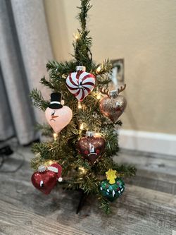 Bad Bunny Christmas Tree Ornaments