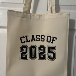 Class Of 2025 Canvas Bag