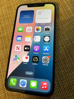 iPhone 12 Pro Max 128 GB factory, unlocked back is cracked
