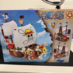 NEW One Piece Thousand Sunny Building Bricks Anime Figure