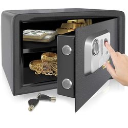SereneLife Electronic Safe Box | Heavy Duty 13.8’’ x 9.8”