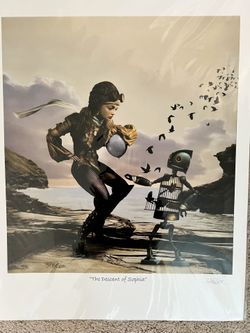 Signed St. Victor”Descent Of Sophia” Print