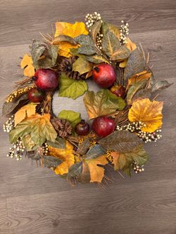 Fall Harvest Decorative Wreath