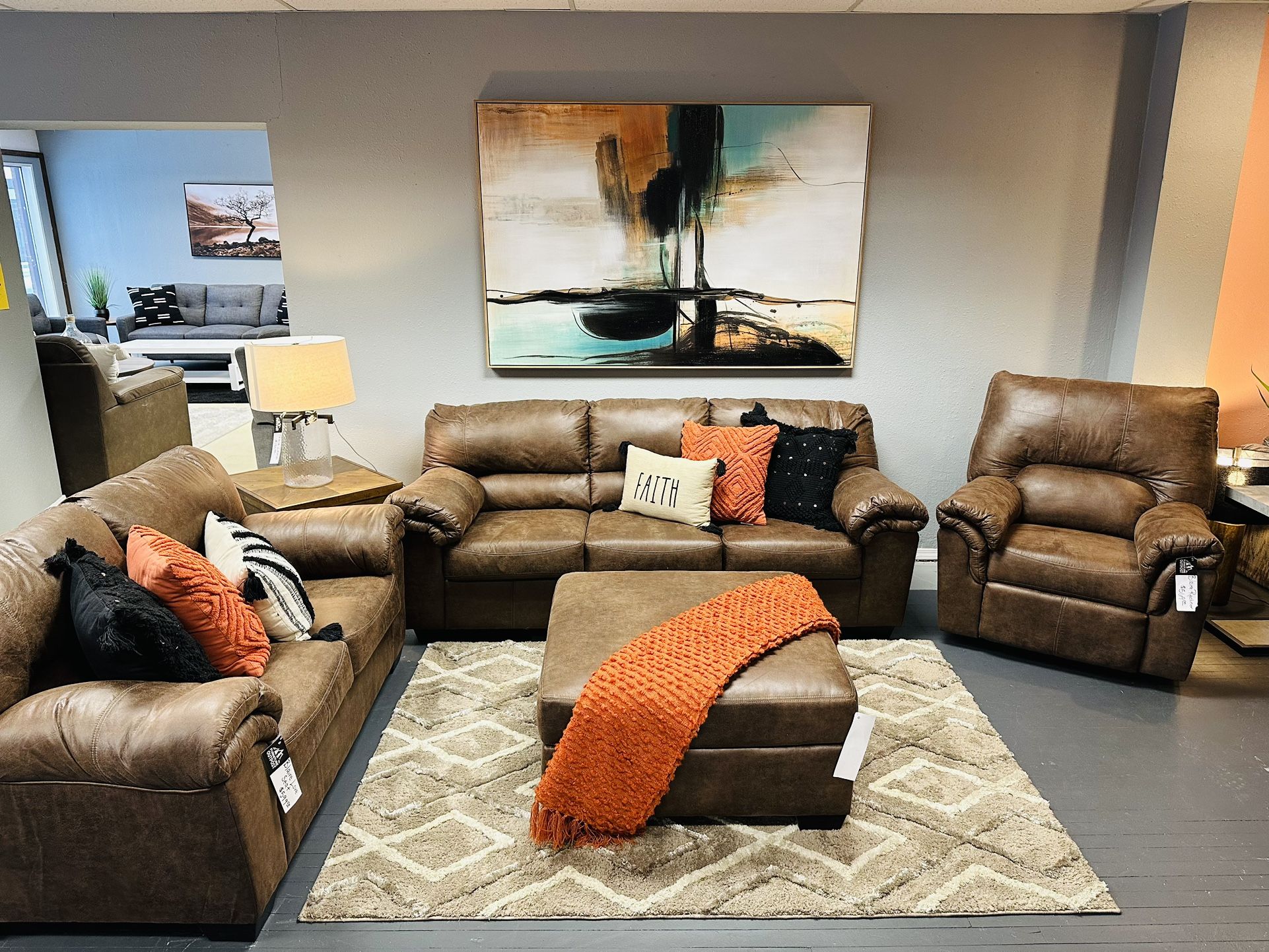 Brown Sofa - New